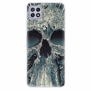 Odolné silikonové pouzdro iSaprio - Abstract Skull - Samsung Galaxy A22 5G obraz