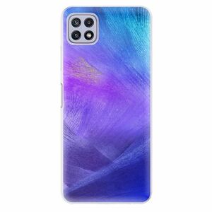 Odolné silikonové pouzdro iSaprio - Purple Feathers - Samsung Galaxy A22 5G obraz