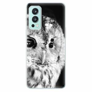 Odolné silikonové pouzdro iSaprio - BW Owl - OnePlus Nord 2 5G obraz