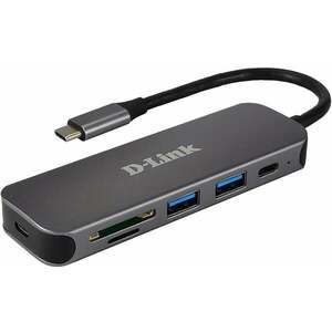 D-LINK DUB-2325/E 5in1 USB-C Hub with Card Reader DUB-2325/E obraz