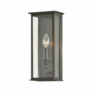 HUDSON VALLEY venkovní nástěnné svítidlo CHAUNCEY kov/sklo bronz/čirá E14 1x40W B6991-CE obraz