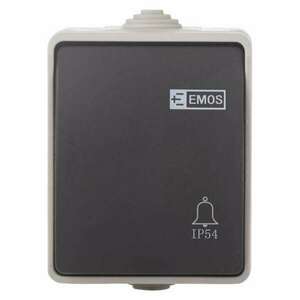 EMOS Ovládač tlačítkový 1/0, IP54 1950011201 obraz