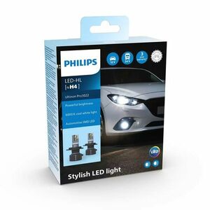 Philips H4 HL Ultinon Pro3022 LED 12V/24V 6000K NO ECE 2ks PH 11342U3022X2 obraz