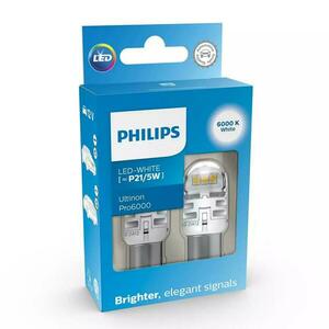 Philips LED P21/5W 12V 2.5/0.5W Ultinon Pro6000 SI 6000K 2ks 11499CU60X2 obraz