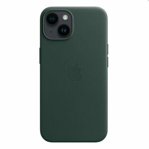 Apple iPhone 14 Leather Case with MagSafe, forest green obraz