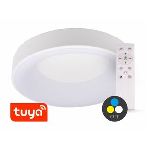 T-LED SMART TUYA Bílé LED stropní svítidlo kulaté 600mm 60W CCT s DO 105559 obraz