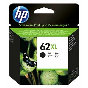 HP 62 XL Černá originální inkoustová kazeta s vysokou C2P05AE#UUQ obraz