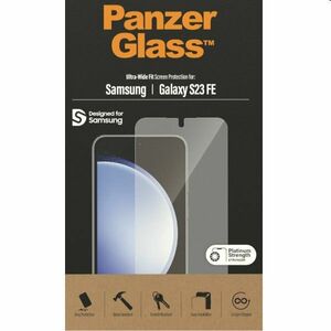 Ochranné sklo PanzerGlass UWF AB pro Samsung Galaxy S23 FE, černé obraz