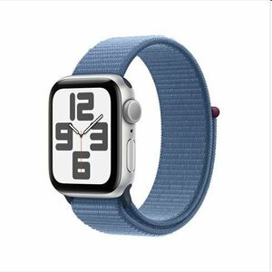 Apple Watch SE GPS 40mm Silver Aluminium Case with Winter Blue Sport Loop obraz