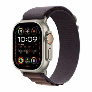 Apple Watch Ultra 2 GPS + Cellular, 49mm Titanium Case with Indigo Alpine Loop - Small obraz