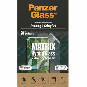 Ochranné sklo PanzerGlass Matrix UWF AB FP wA pro Samsung Galaxy S23, černé obraz