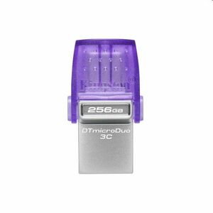 USB klíč Kingston DataTraveler MicroDuo 3C, 256GB, USB 3.2 (gen 1) s USB-C konektorom obraz