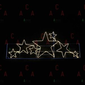 ACA Lighting Vánoční LED venkovní hvězdy teplá bílá X082641215 obraz