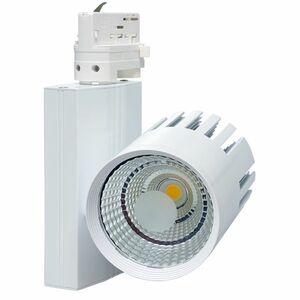 Ecolite Bílý lištový LED reflektor 40W 3F TR-TL-40W/BI obraz