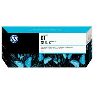 HP 81 Černá inkoustová Dye kazeta, 680 ml C4930A obraz