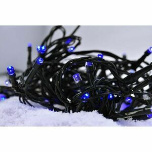 Solight LED vánoční řetěz, 3m, 20xLED, 3x AA, modré světlo, zelený kabel 1V50-B obraz