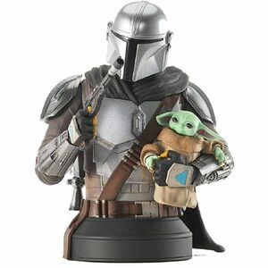 Gentle Giant - Star Wars The Mandalorian With Grogu 1/6 Scale Px Bust obraz