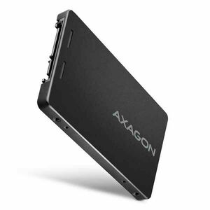 AXAGON RSS-M2B SATA - M.2 SSD SATA, up to 80mm SSD, ALU body, černý obraz