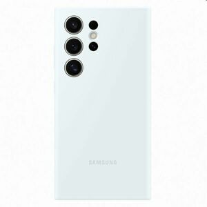 Pouzdro Silicone Cover pro Samsung Galaxy S24 Ultra, white obraz