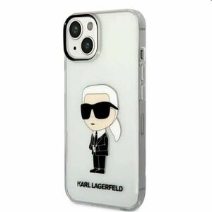 Pouzdro Karl Lagerfeld IML Ikonik NFT pro Apple iPhone 14, transparentní obraz