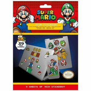 Nálepky Nintendo Super Mario Bros. mushroom Kingdom obraz