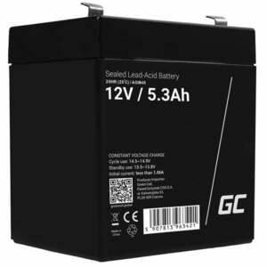Green Cell AGM45 baterie do UPS Olověná (VRLA) 12 V 5, 3 Ah AGM45 obraz