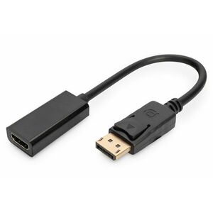 DisplayPort Adapter / Converter, DP/M - HDMI type A/F AK-340408-001-S obraz