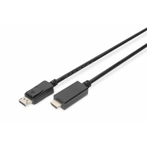 DisplayPort Adapter Cable, DP - HDMI type A AK-340303-030-S obraz