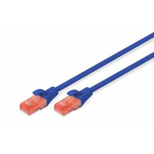 Digitus 0.5m CAT6 U-UTP síťový kabel Modrá 0, 5 m DK-1612-005/B obraz