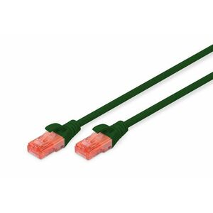 Digitus CAT6 U/UTP 3m síťový kabel Zelená U/UTP DK-1612-030/G obraz