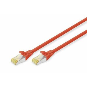 Digitus DK-1644-A-030/R síťový kabel Červená 3 m DK-1644-A-030/R obraz