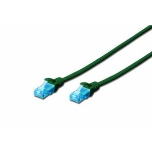 Digitus 0.25m Cat5e U/UTP síťový kabel Zelená 0, 25 DK-1512-0025/G obraz