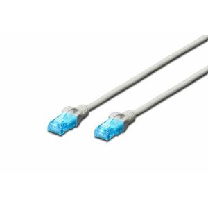 Digitus Cat5e, 0.5m síťový kabel Šedá 0, 5 m U/UTP DK-1512-005 obraz