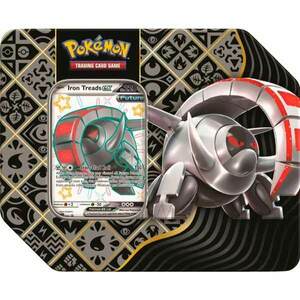 Kartová hra Pokémon TCG: Scarlet & Violet Paldean Fates Premium Tin Iron Treads EX (Pokémon) obraz