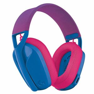Herní sluchátka Logitech G435 Lightspeed Wireless Bluetooth Gaming Headset, modré obraz