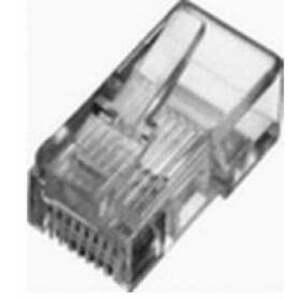 Electronic RJ45 (8P8C) - RJ45 - Transparent - Cat5e - 100 X-ML-5U-IMP obraz