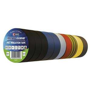 EMOS Izolační páska PVC 19mm / 20m barevný mix 2001192099 obraz