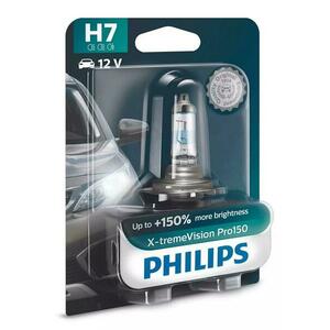 Philips H7 12V 55W PX26d X-tremeVision Pro150 1ks blistr 12972XVPB1 obraz