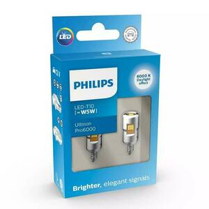 Philips LED W5W 12V 0, 9W Ultinon Pro6000 SI 6000K 2ks 11961CU60X2 obraz