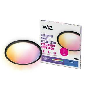 WiZ SuperSlim stropní LED svítidlo 22W 2600lm 2700-6500K RGB IP20 42cm, černé obraz