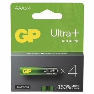 GP Ultra Plus Alkaline AAA 4ks B03114 obraz