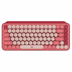 Bezdrátová klávesnice Logitech POP Key Heartbreaker, růžová obraz