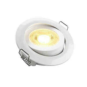 HEITRONIC LED vestavné svítidlo DL7202 bílá nastavitelné 5W teplá bílá 3000K 500665 obraz