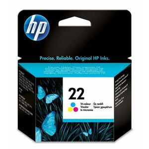 HP 22 Tříbarevná originální inkoustová kazeta C9352AE#UUQ obraz