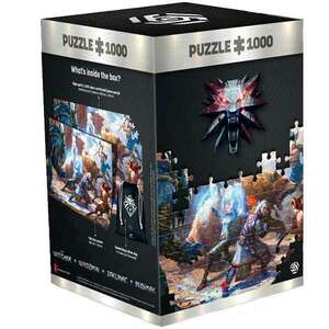 Puzzle The Witcher: Geralt & Triss in Battle (Good Loot) obraz