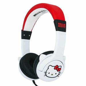 Dětská kabelová sluchátka OTL Technologies Hello Kitty s uškami obraz