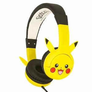 Dětská kabelová sluchátka OTL Technologies Pokemon Pikachu s uškami obraz