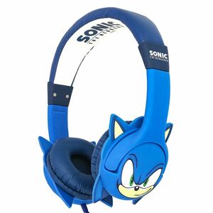 Dětská kabelová sluchátka OTL Technologies SEGA Sonic The Hedgehog s uškami obraz