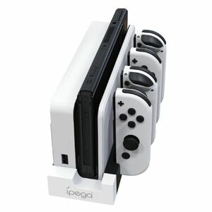 Nabíjecí stanice iPega 9186 pro Nintendo Switch Joy-con, white/black obraz