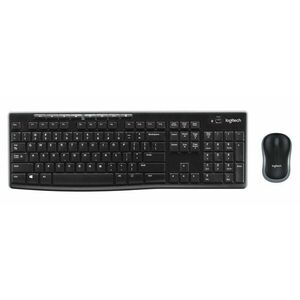 Logitech Wireless Keyboard+Mouse MK270 black retail 920-004511 obraz
